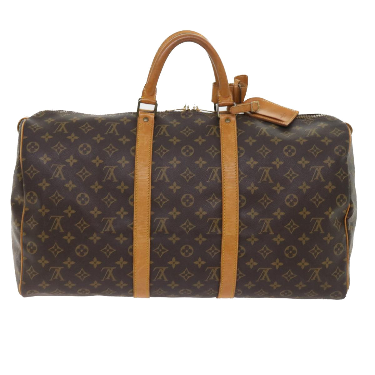 LOUIS VUITTON Monogram Keepall 50 Boston Bag M41426 LV 56254