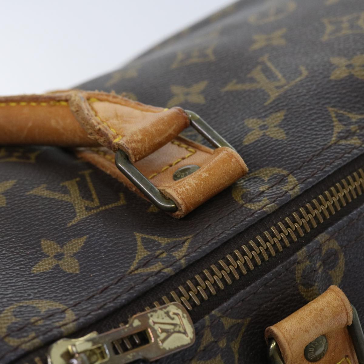 LOUIS VUITTON Monogram Keepall 50 Boston Bag M41426 LV 56254