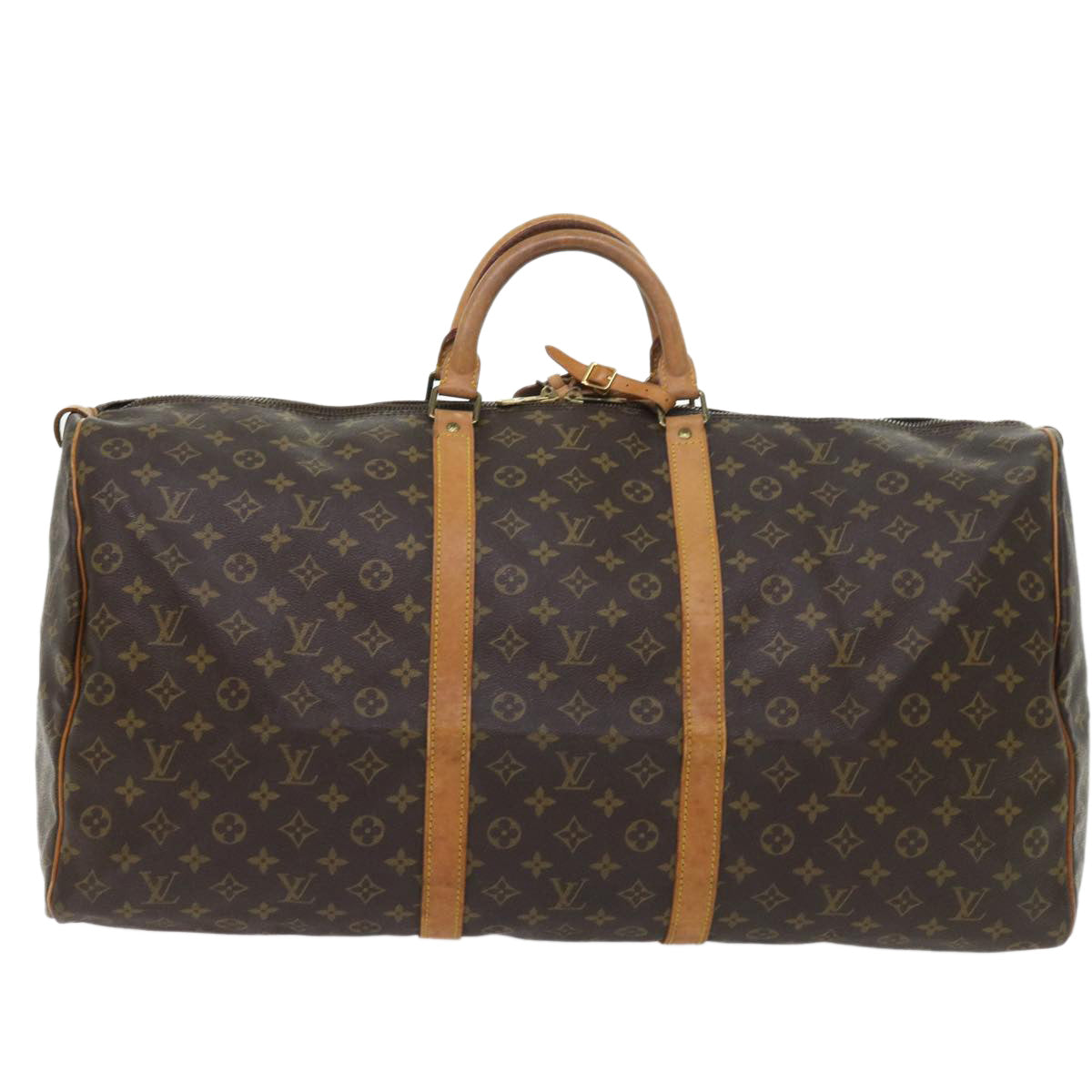 LOUIS VUITTON Monogram Keepall 60 Boston Bag M41422 LV 56259