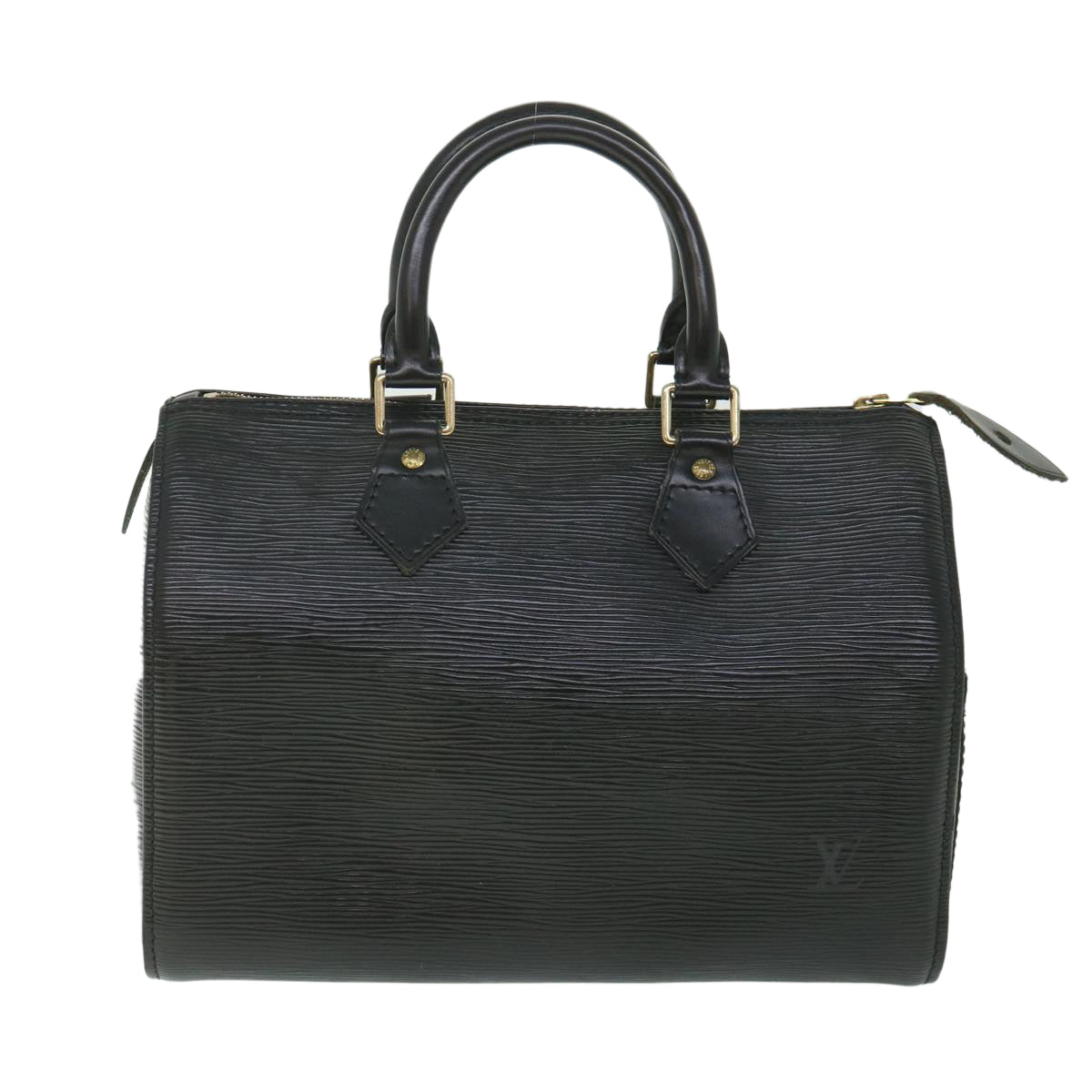 LOUIS VUITTON Epi Speedy 25 Hand Bag Black M43012 LV 56260