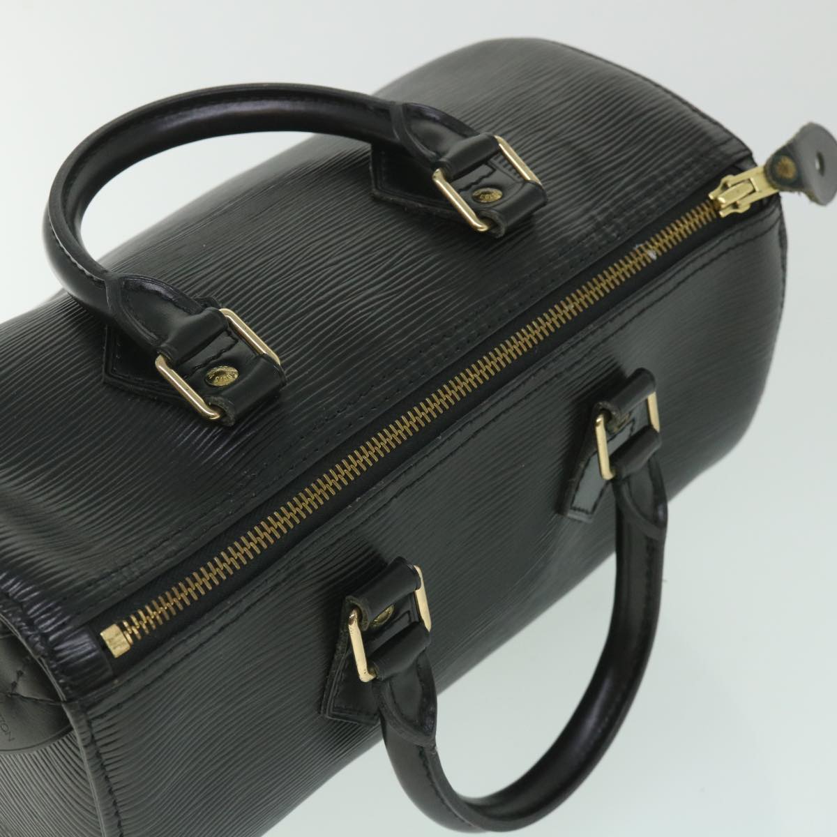 LOUIS VUITTON Epi Speedy 25 Hand Bag Black M43012 LV 56260