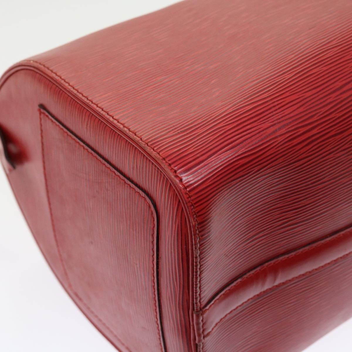 LOUIS VUITTON Epi Speedy 30 Hand Bag Castilian Red M43007 LV 56261
