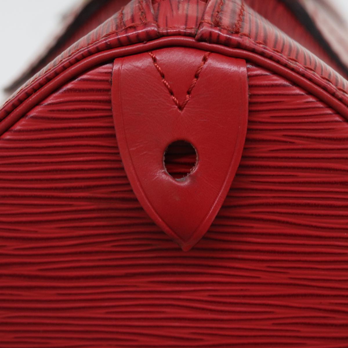 LOUIS VUITTON Epi Speedy 30 Hand Bag Castilian Red M43007 LV 56261