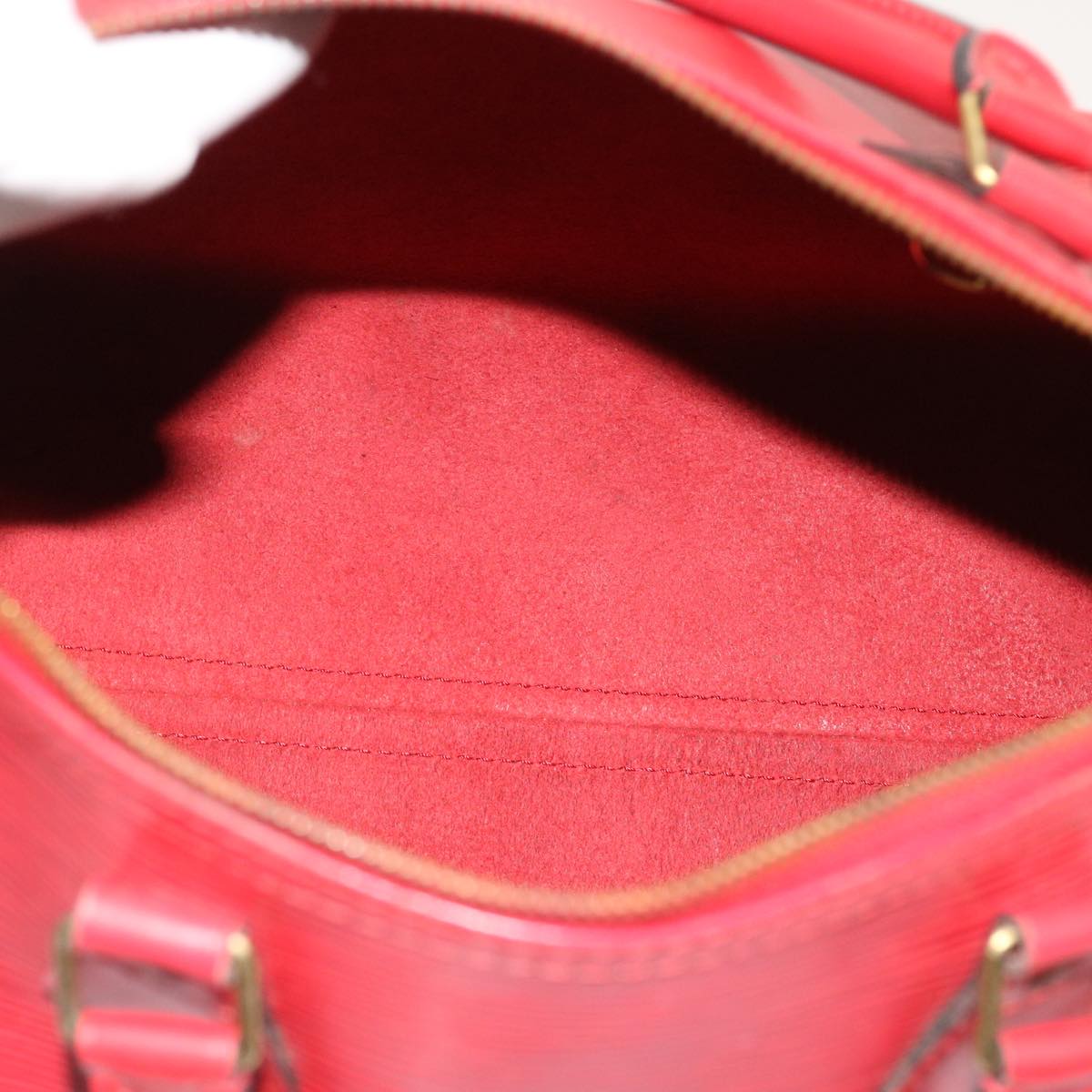 LOUIS VUITTON Epi Speedy 30 Hand Bag Castilian Red M43007 LV 56261