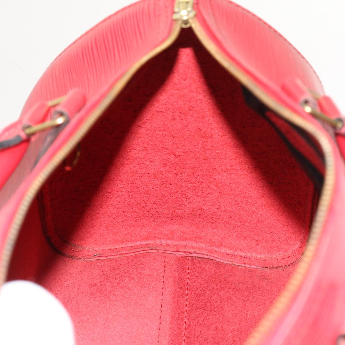 LOUIS VUITTON Epi Speedy 30 Hand Bag Castilian Red M43007 LV 56261