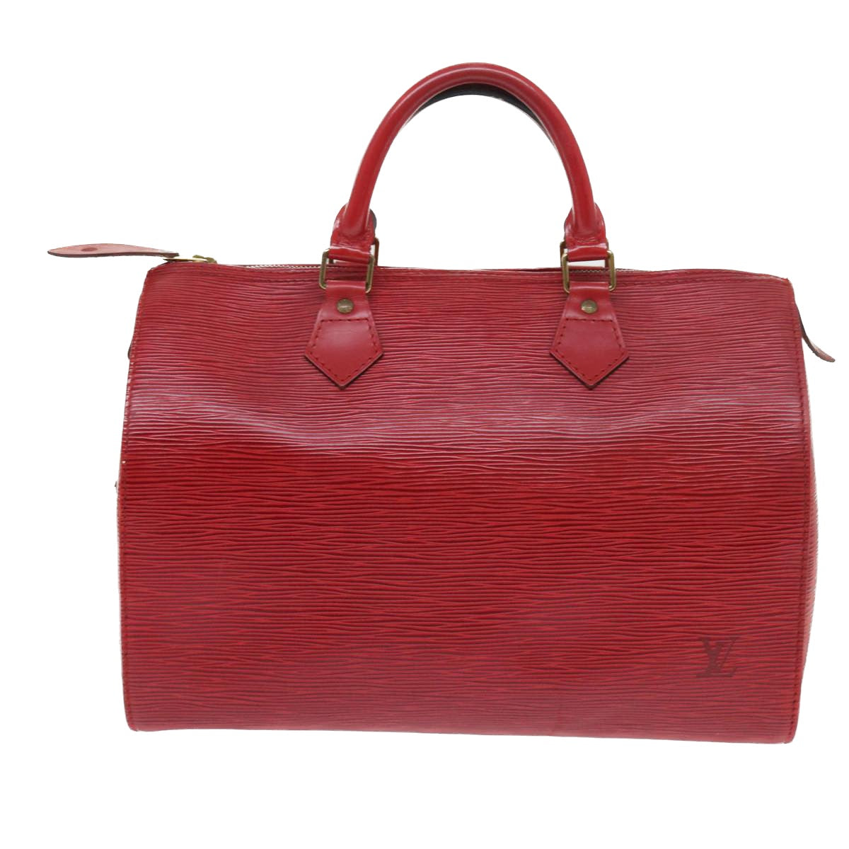 LOUIS VUITTON Epi Speedy 30 Hand Bag Castilian Red M43007 LV 56261