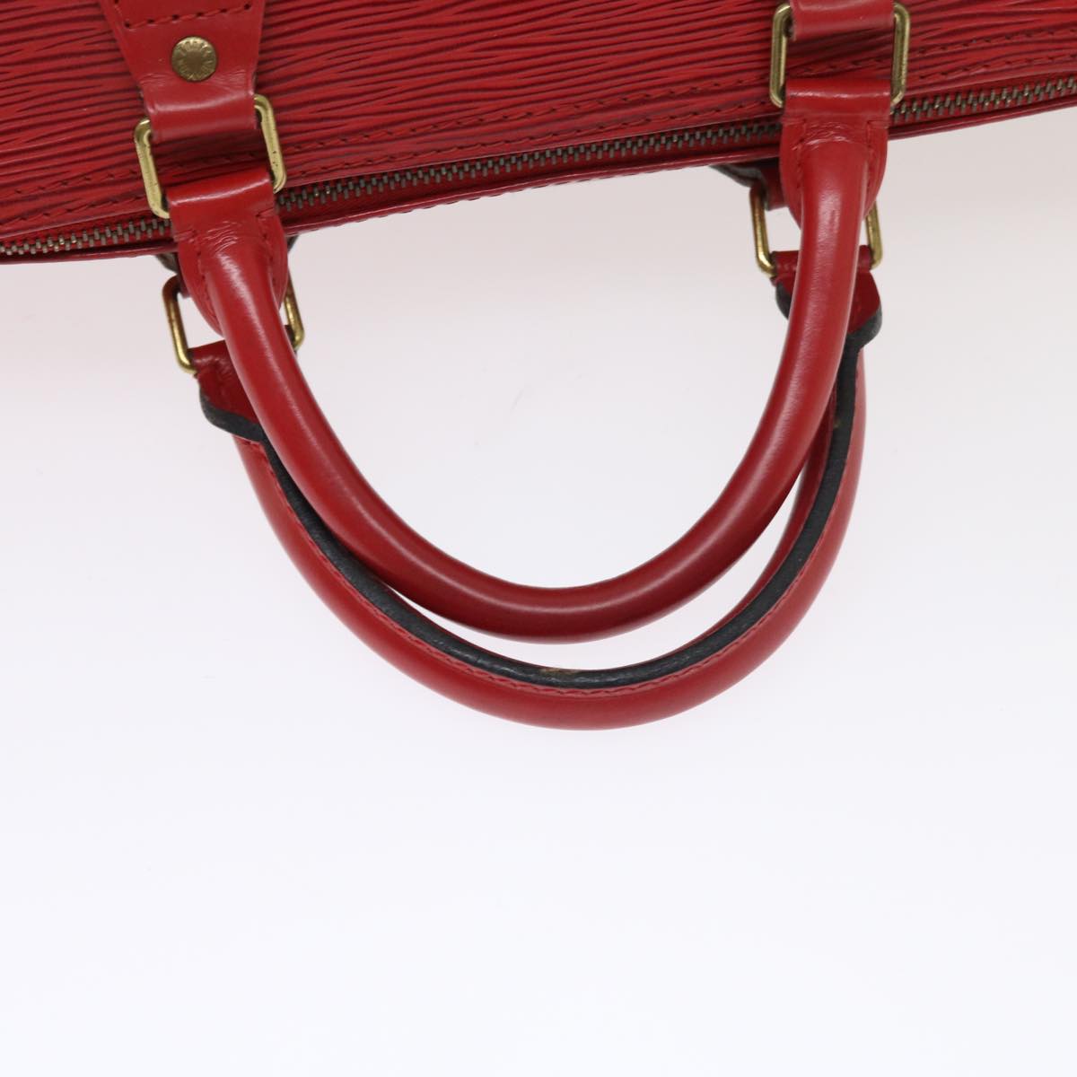 LOUIS VUITTON Epi Speedy 30 Hand Bag Castilian Red M43007 LV 56261
