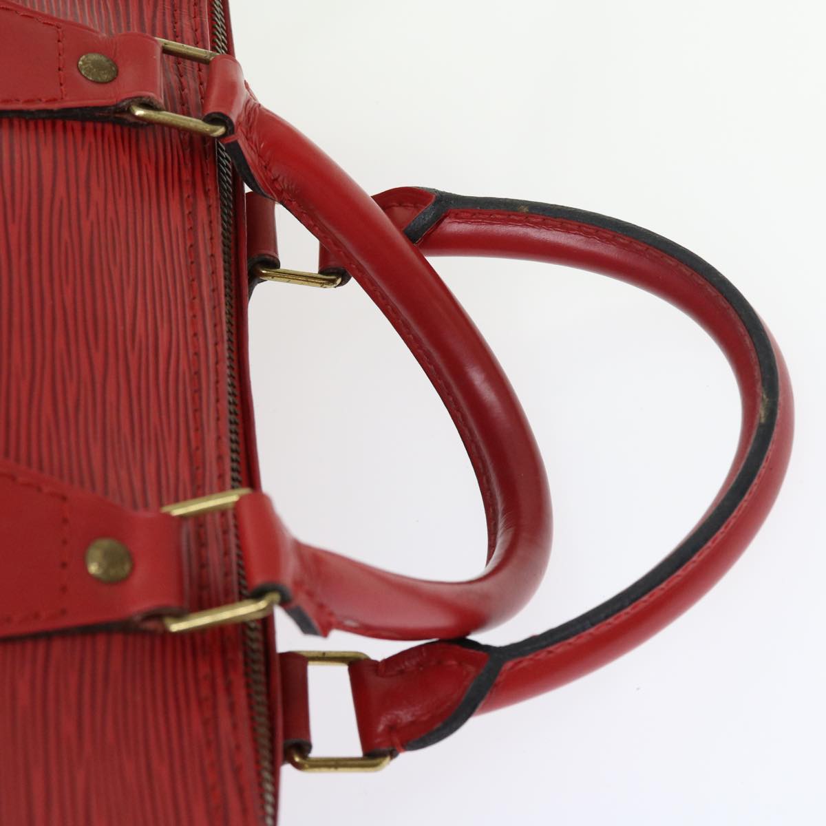 LOUIS VUITTON Epi Speedy 30 Hand Bag Castilian Red M43007 LV 56261