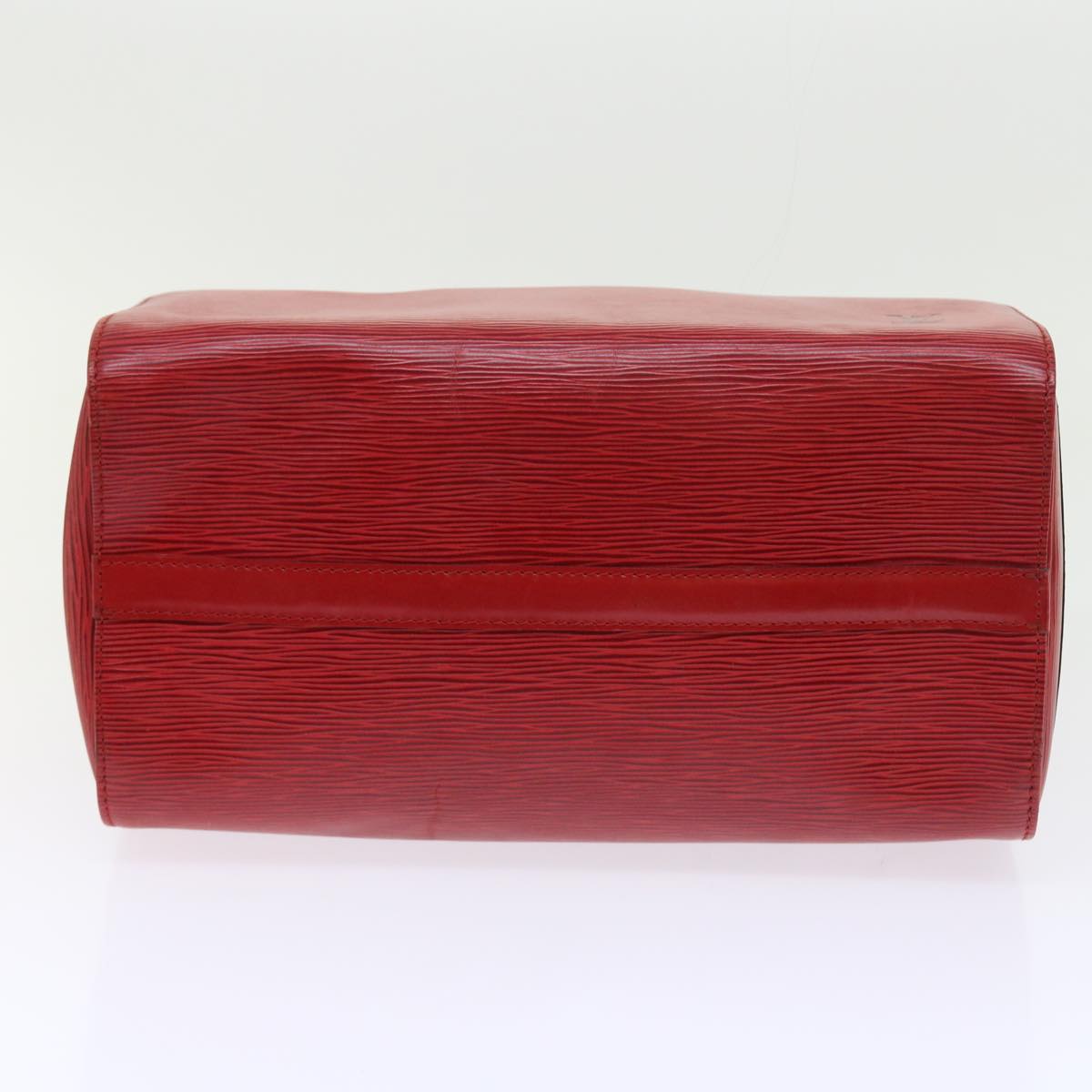 LOUIS VUITTON Epi Speedy 30 Hand Bag Castilian Red M43007 LV 56261