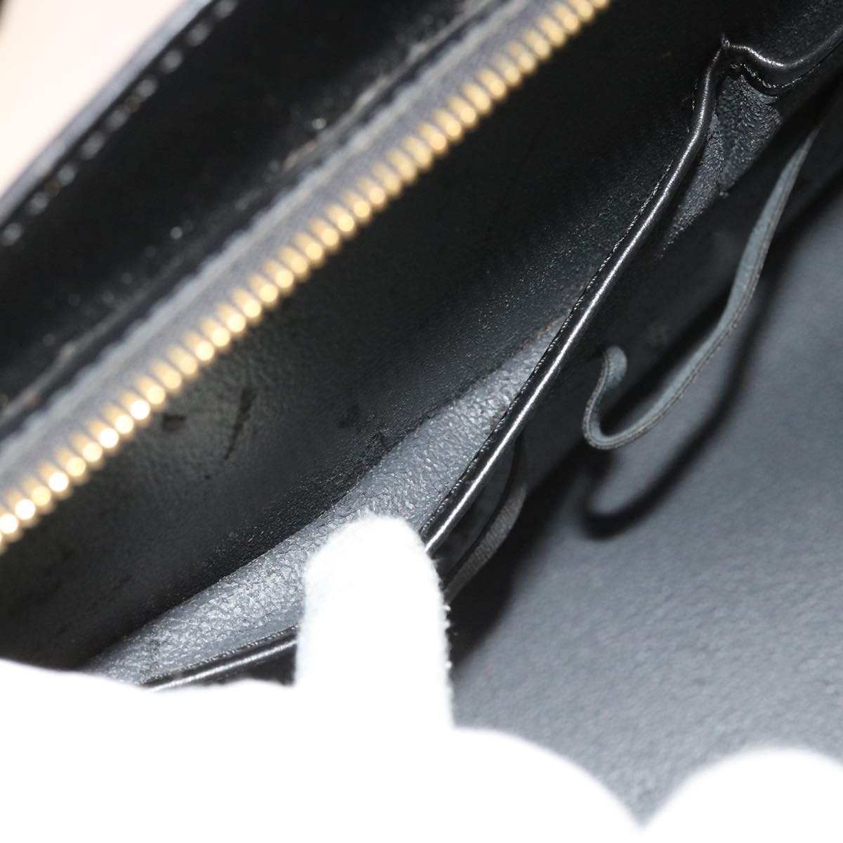 LOUIS VUITTON Epi Riviera Hand Bag Noir Black M48182 LV 56262