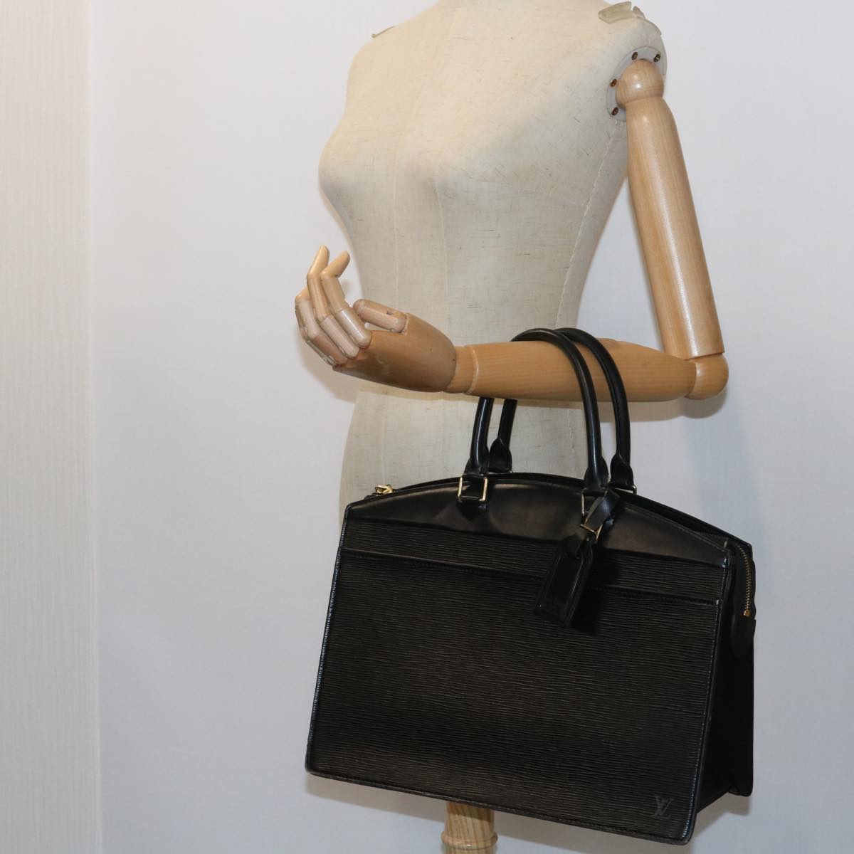 LOUIS VUITTON Epi Riviera Hand Bag Noir Black M48182 LV 56262