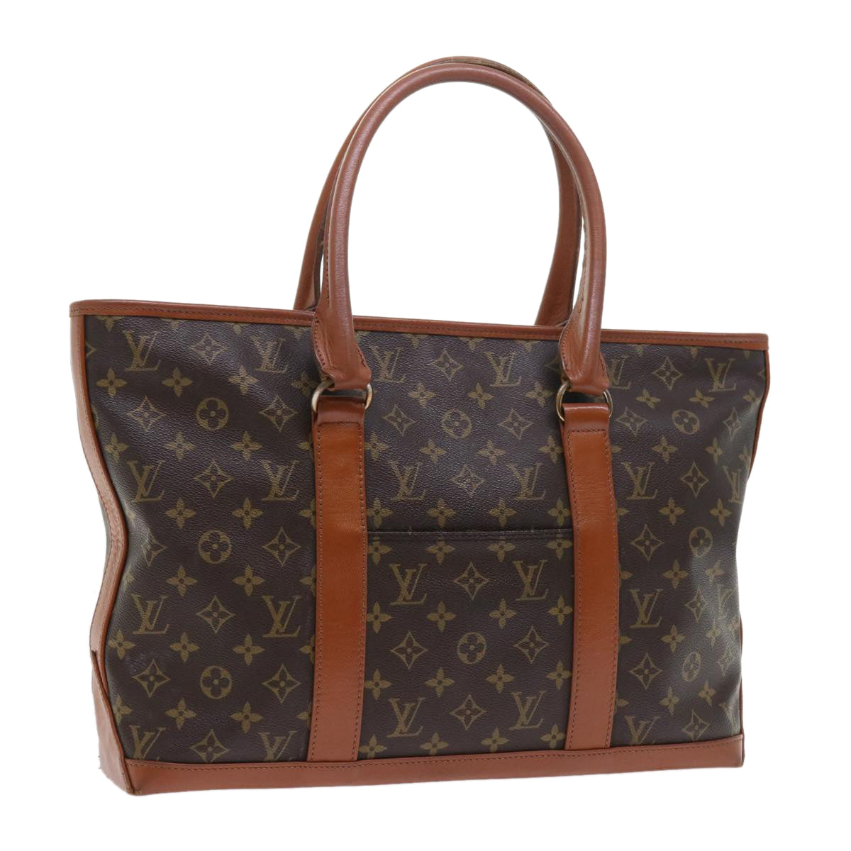 LOUIS VUITTON Monogram Sac Weekend PM Tote Bag M42425 LV 56282