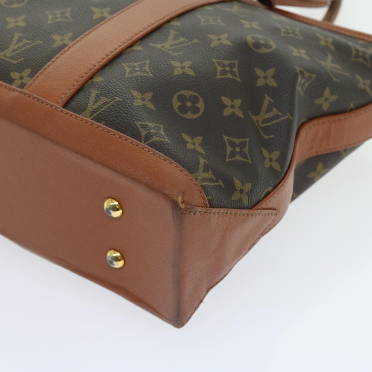 LOUIS VUITTON Monogram Sac Weekend PM Tote Bag M42425 LV 56282
