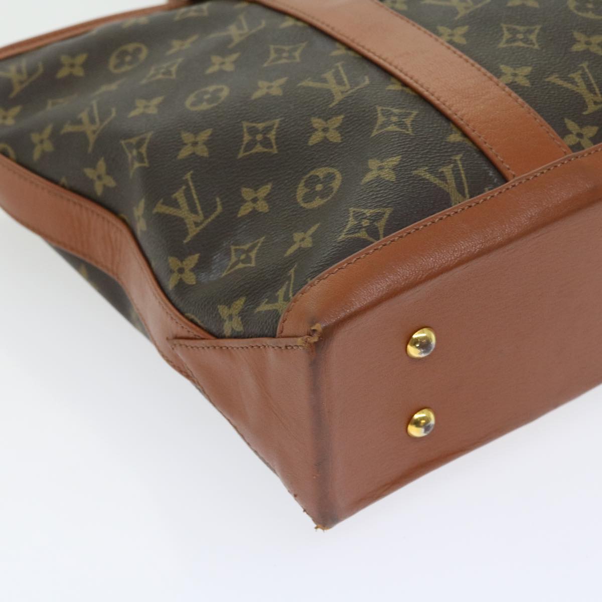 LOUIS VUITTON Monogram Sac Weekend PM Tote Bag M42425 LV 56282