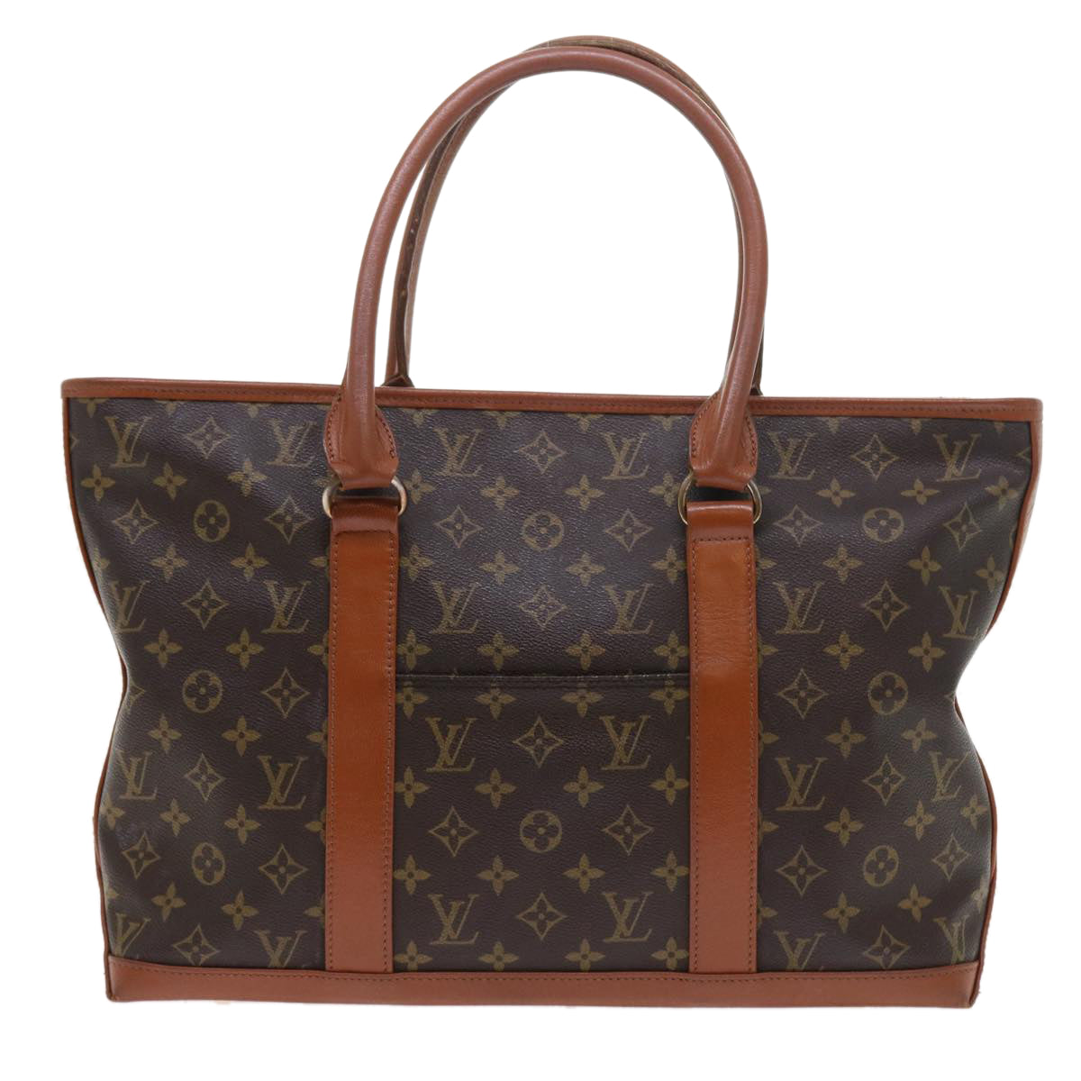 LOUIS VUITTON Monogram Sac Weekend PM Tote Bag M42425 LV 56282