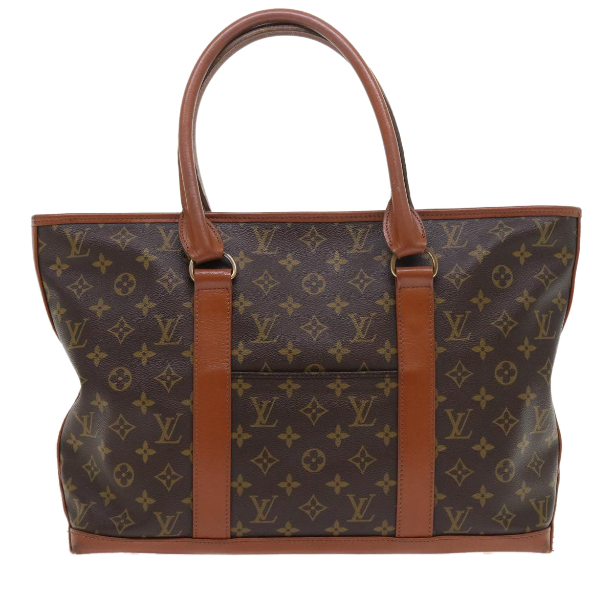 LOUIS VUITTON Monogram Sac Weekend PM Tote Bag M42425 LV 56282