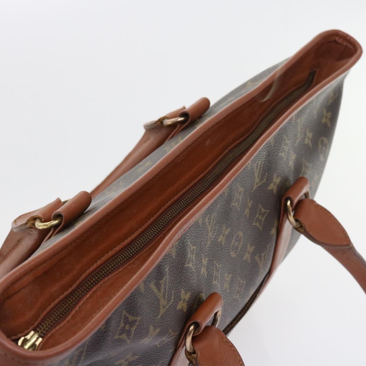 LOUIS VUITTON Monogram Sac Weekend PM Tote Bag M42425 LV 56282