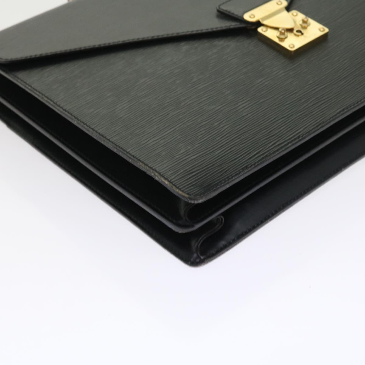 LOUIS VUITTON Epi Serviette Conseiller Business Bag Black M54422 LV 56283