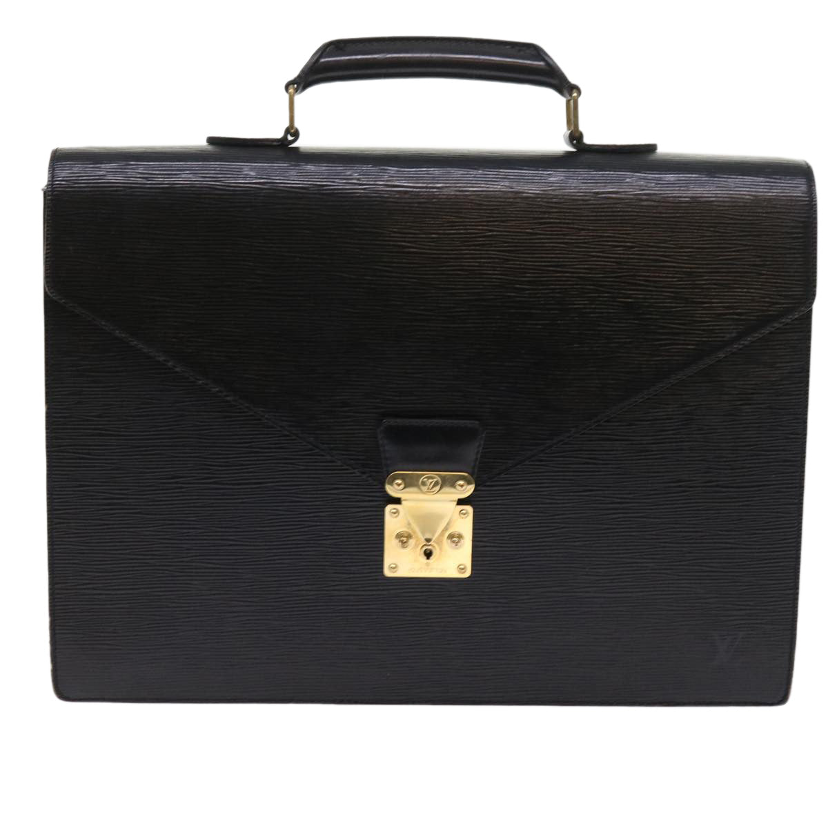 LOUIS VUITTON Epi Serviette Conseiller Business Bag Black M54422 LV 56283