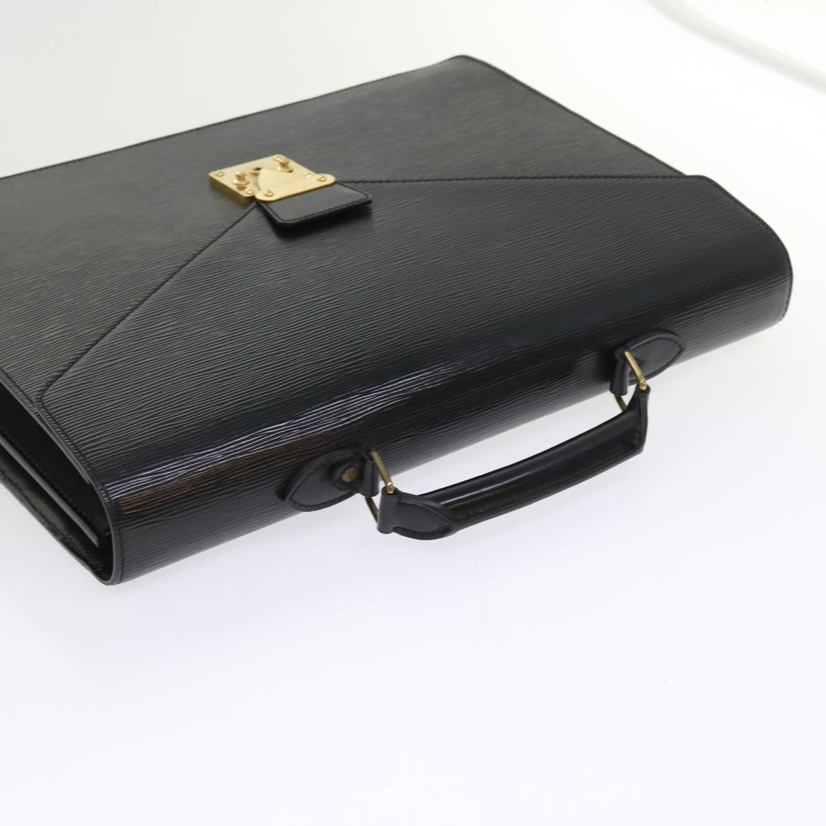 LOUIS VUITTON Epi Serviette Conseiller Business Bag Black M54422 LV 56283