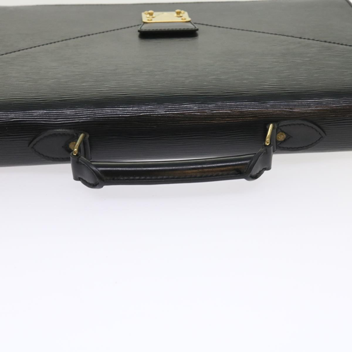 LOUIS VUITTON Epi Serviette Conseiller Business Bag Black M54422 LV 56283
