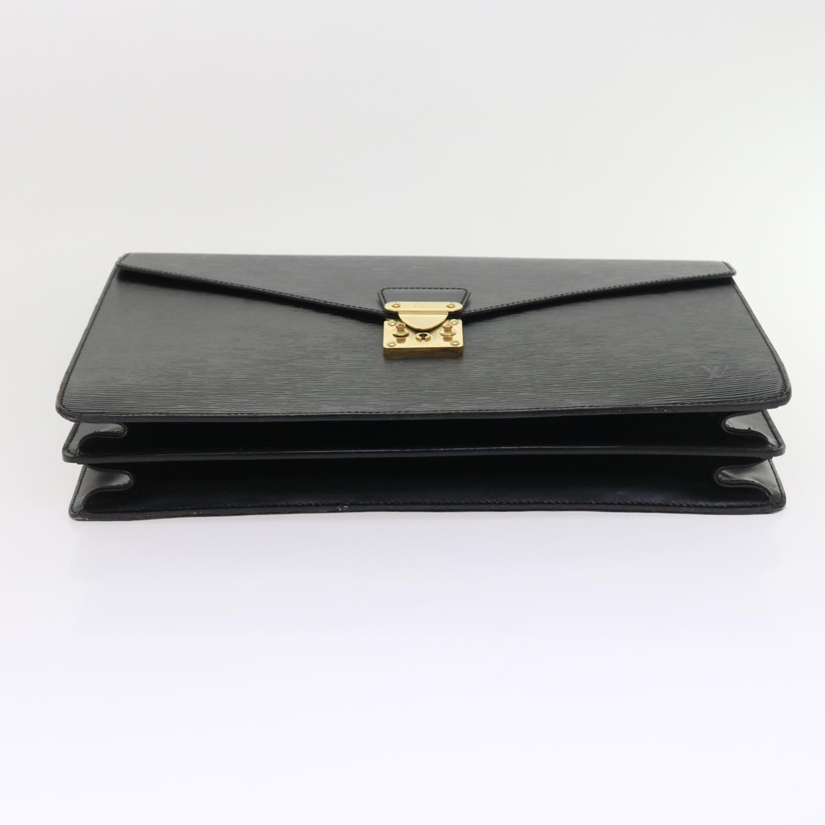 LOUIS VUITTON Epi Serviette Conseiller Business Bag Black M54422 LV 56283