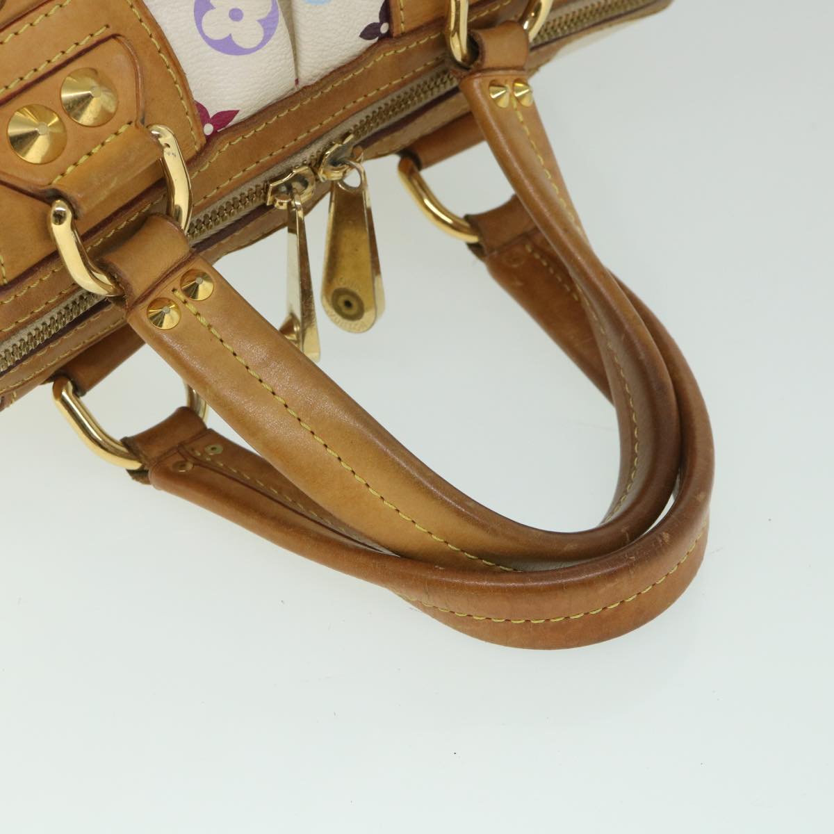 LOUIS VUITTON Monogram Multicolor Courtney MM Bag 2way White M45641 56314
