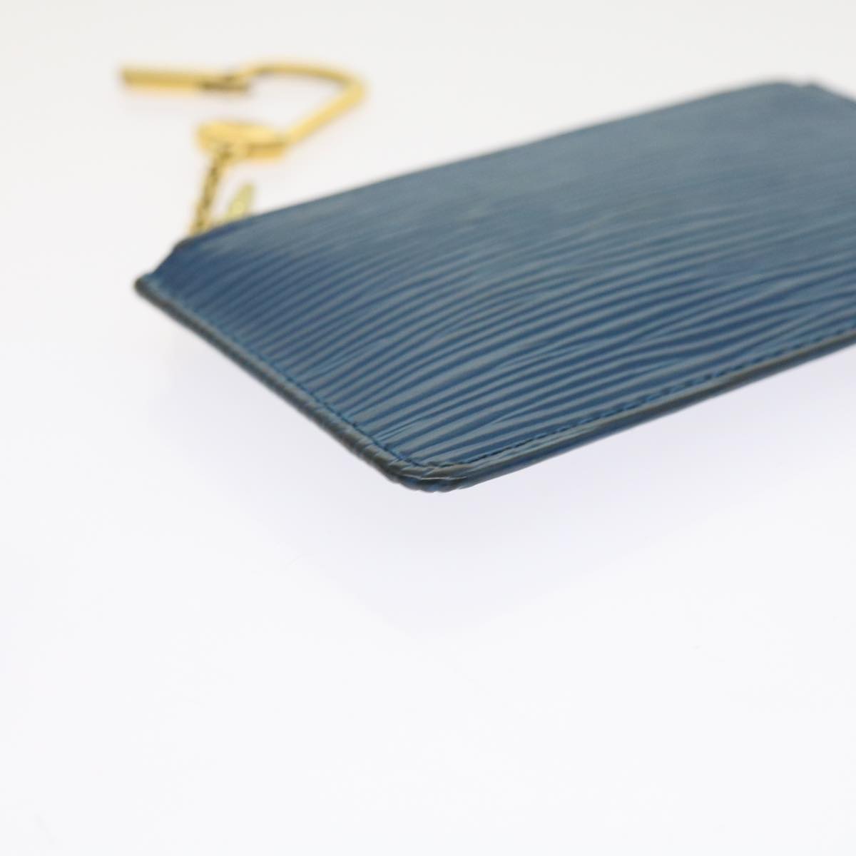 LOUIS VUITTON Epi Pochette Cles Coin Purse Blue M6380G LV 56333