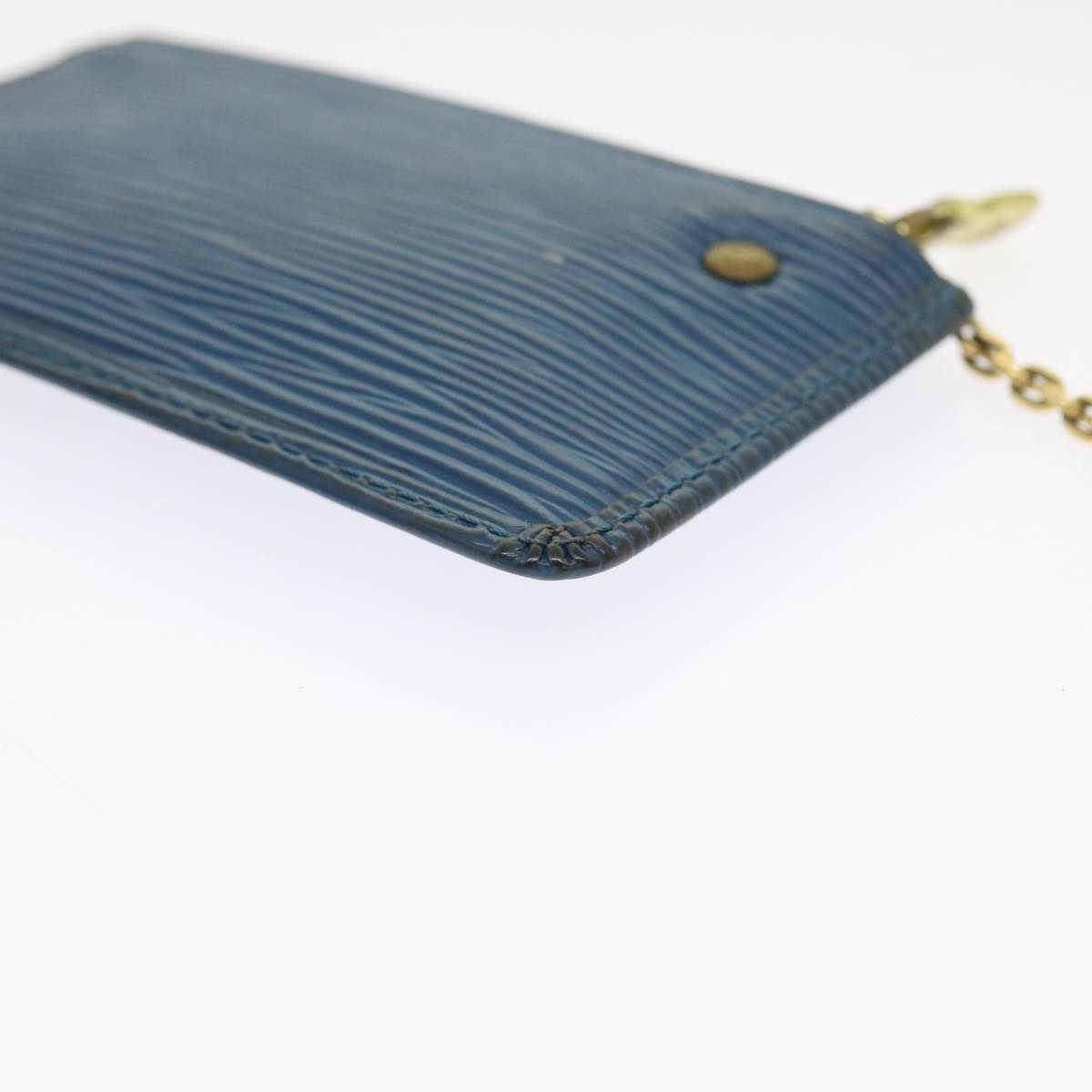 LOUIS VUITTON Epi Pochette Cles Coin Purse Blue M6380G LV 56333