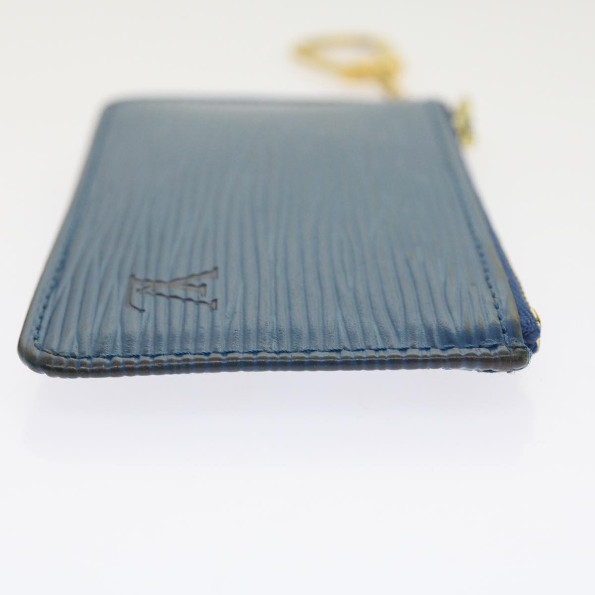 LOUIS VUITTON Epi Pochette Cles Coin Purse Blue M6380G LV 56333