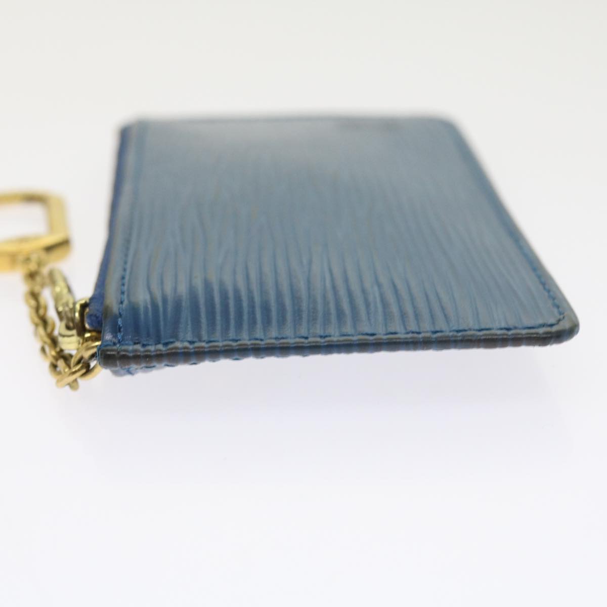 LOUIS VUITTON Epi Pochette Cles Coin Purse Blue M6380G LV 56333