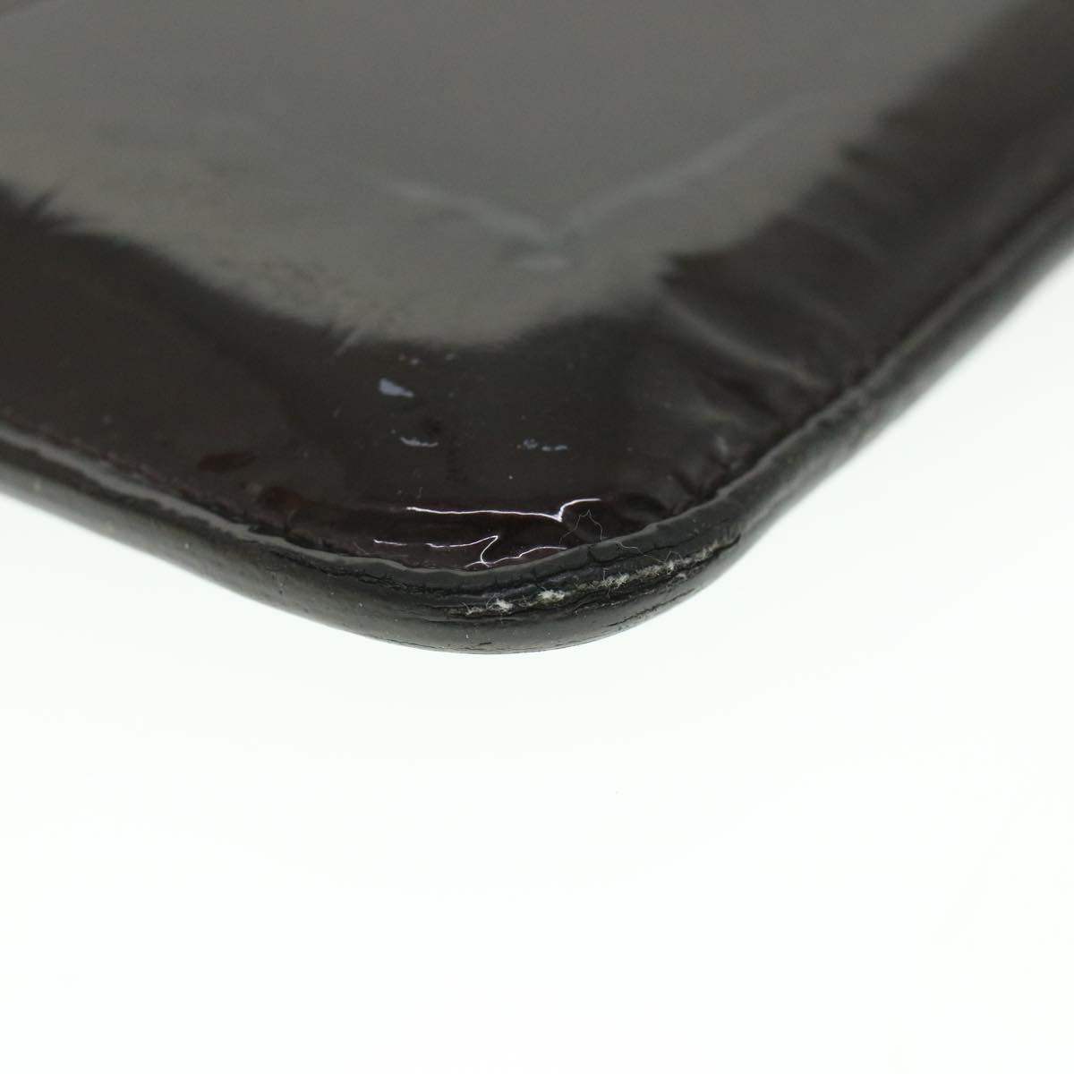LOUIS VUITTON Vernis Pochette Cles NM Coin Purse Amarante M93557 LV 56334
