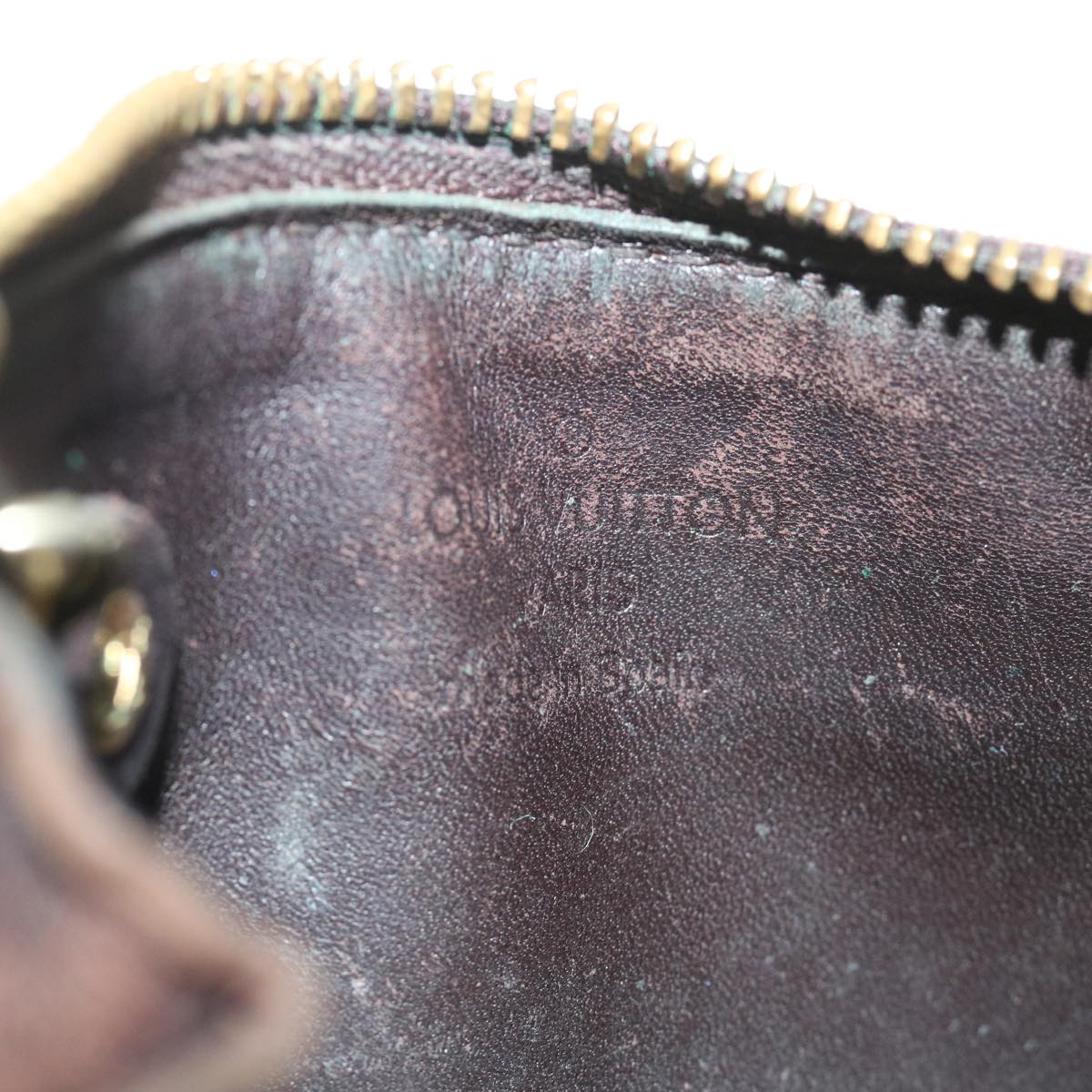 LOUIS VUITTON Vernis Pochette Cles NM Coin Purse Amarante M93557 LV 56334