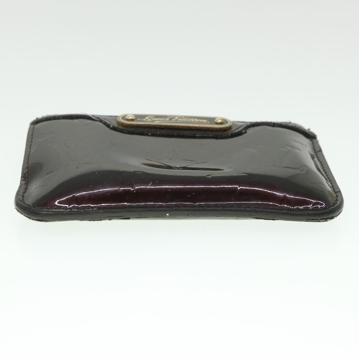 LOUIS VUITTON Vernis Pochette Cles NM Coin Purse Amarante M93557 LV 56334