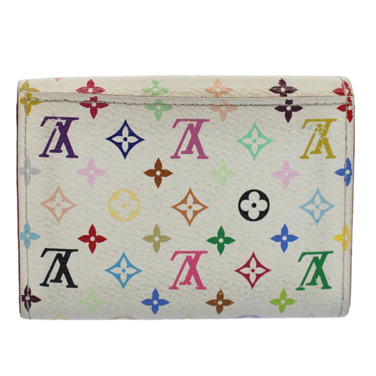 LOUIS VUITTON Multicolor Amberop Cartes De Visit Case White M66557 LV 56357