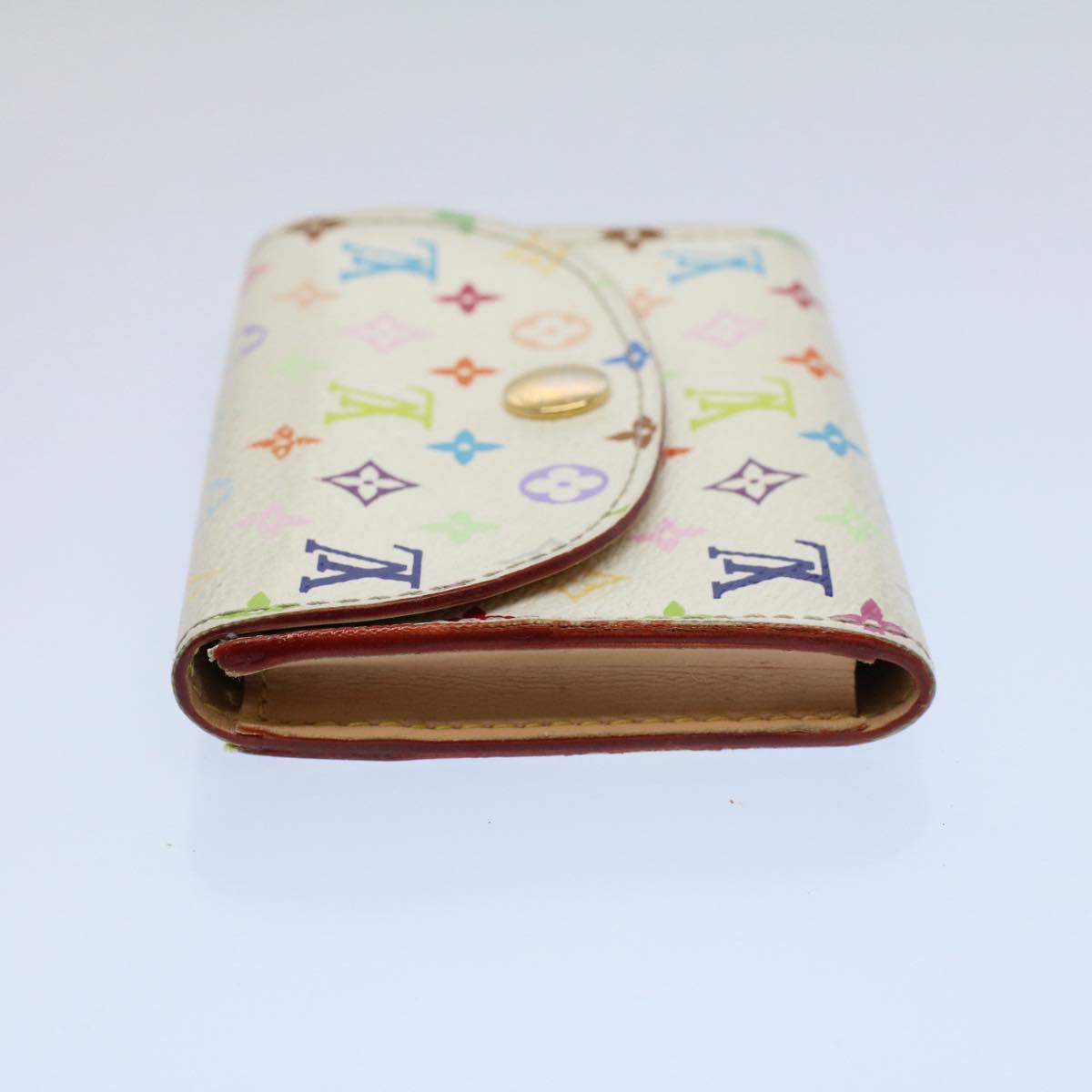 LOUIS VUITTON Multicolor Amberop Cartes De Visit Case White M66557 LV 56357
