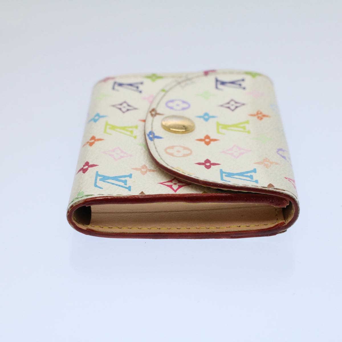 LOUIS VUITTON Multicolor Amberop Cartes De Visit Case White M66557 LV 56357