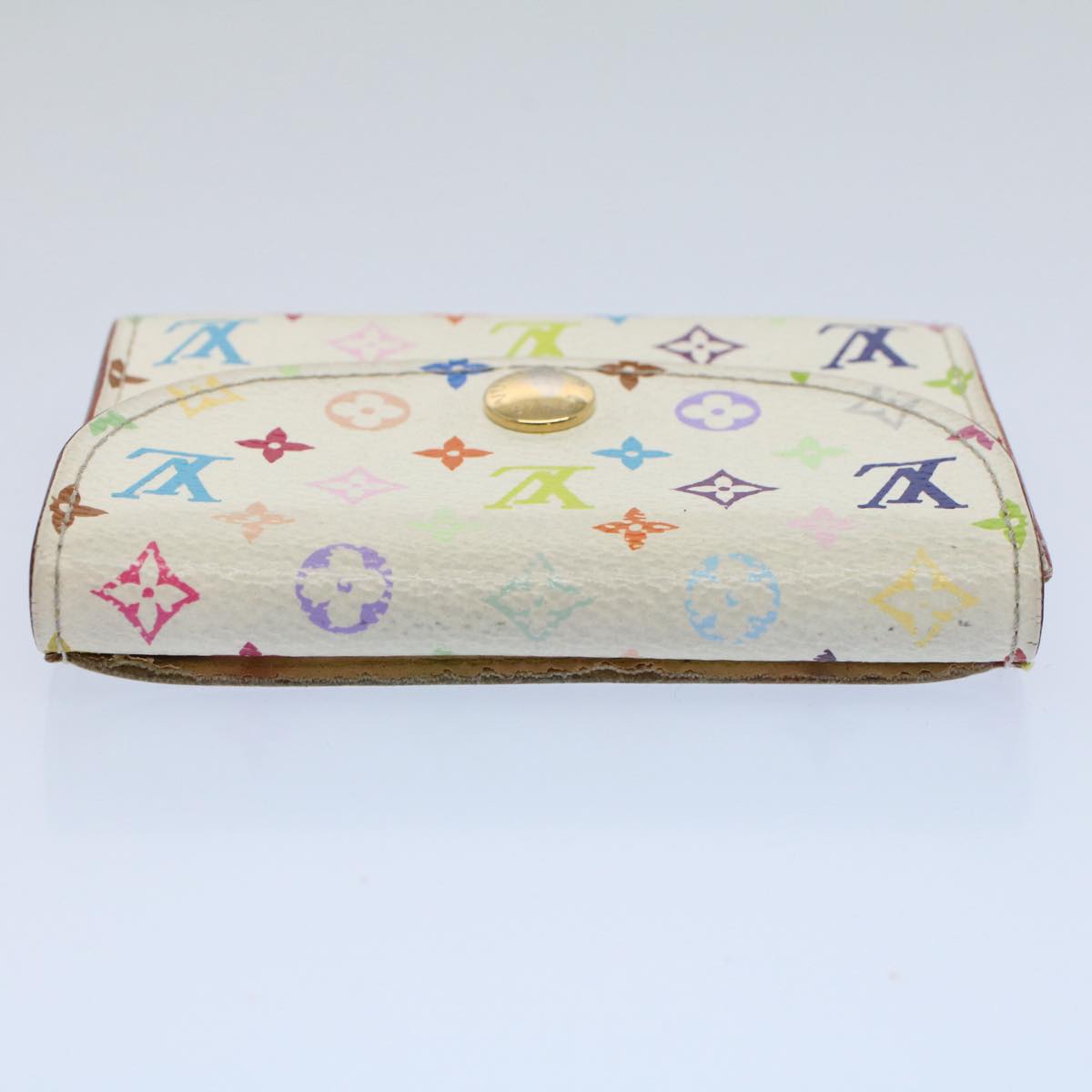LOUIS VUITTON Multicolor Amberop Cartes De Visit Case White M66557 LV 56357