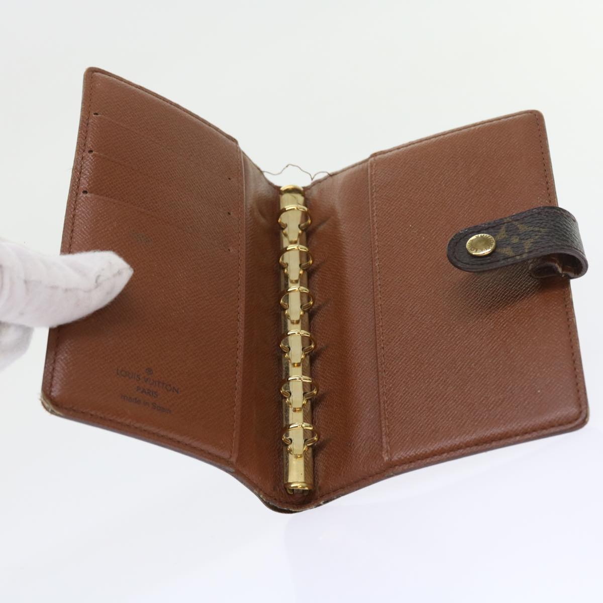 LOUIS VUITTON Monogram Agenda PM Day Planner Cover R20005 LV 56358