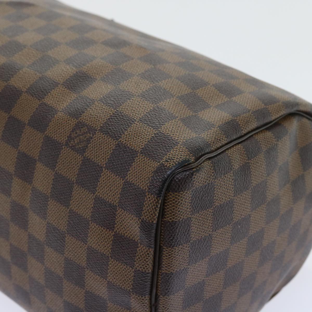 LOUIS VUITTON Damier Ebene Speedy 30 Hand Bag N41364 LV 56391