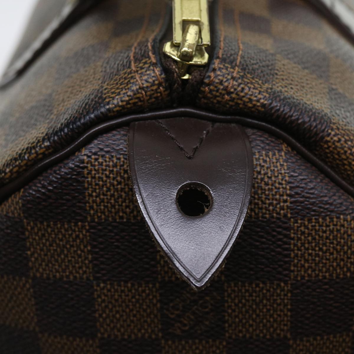 LOUIS VUITTON Damier Ebene Speedy 30 Hand Bag N41364 LV 56391