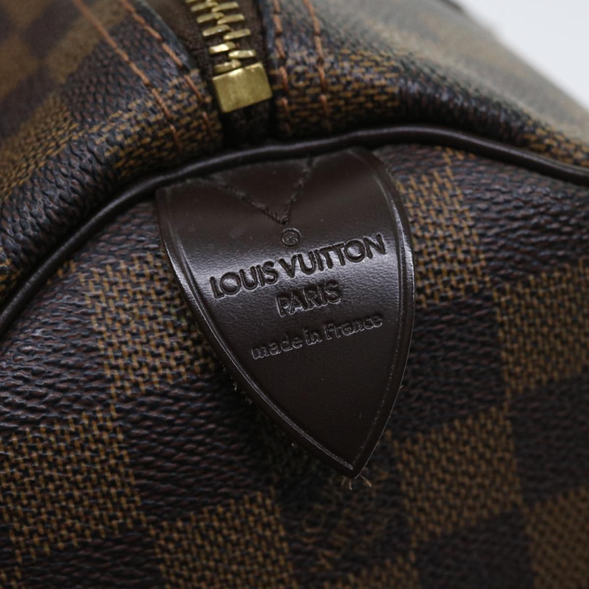 LOUIS VUITTON Damier Ebene Speedy 30 Hand Bag N41364 LV 56391