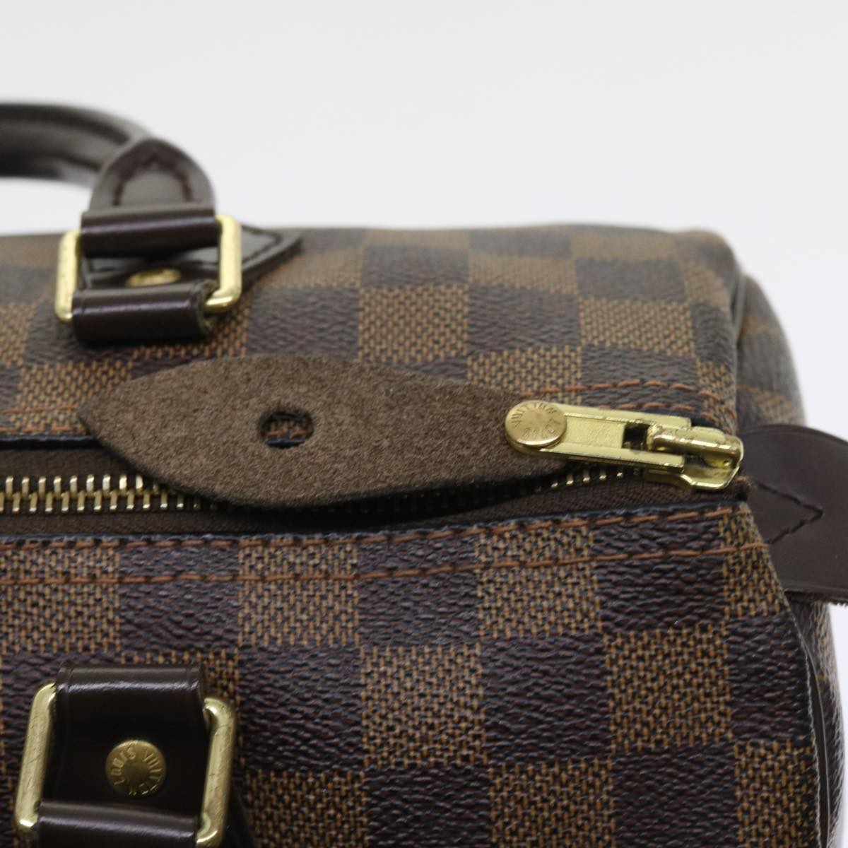 LOUIS VUITTON Damier Ebene Speedy 30 Hand Bag N41364 LV 56391