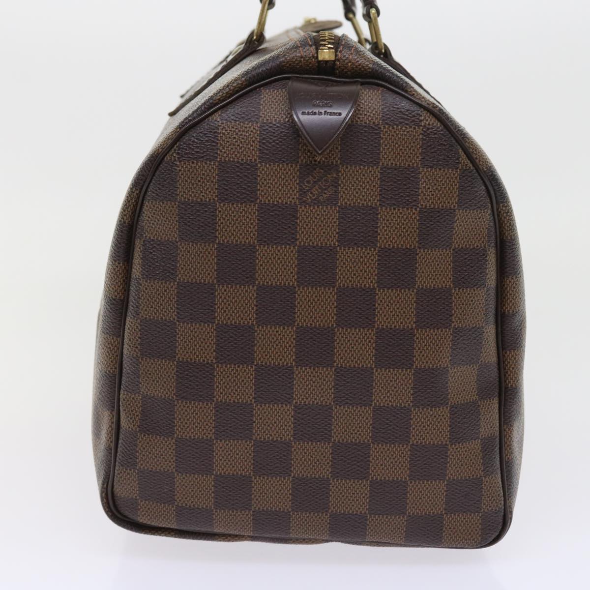 LOUIS VUITTON Damier Ebene Speedy 30 Hand Bag N41364 LV 56391
