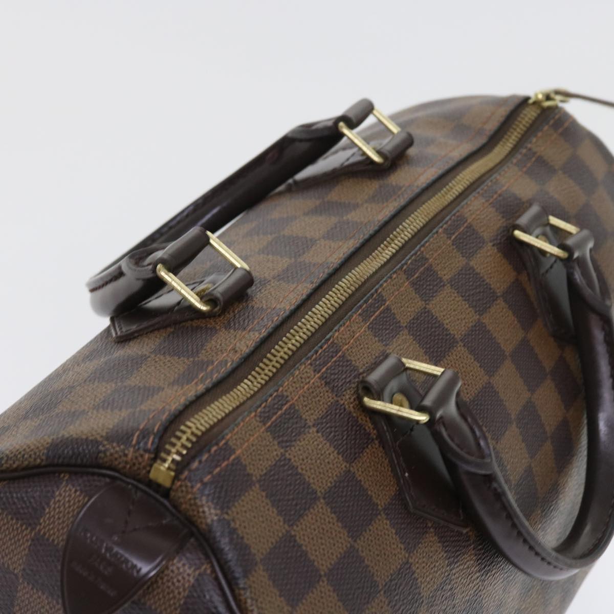 LOUIS VUITTON Damier Ebene Speedy 30 Hand Bag N41364 LV 56391