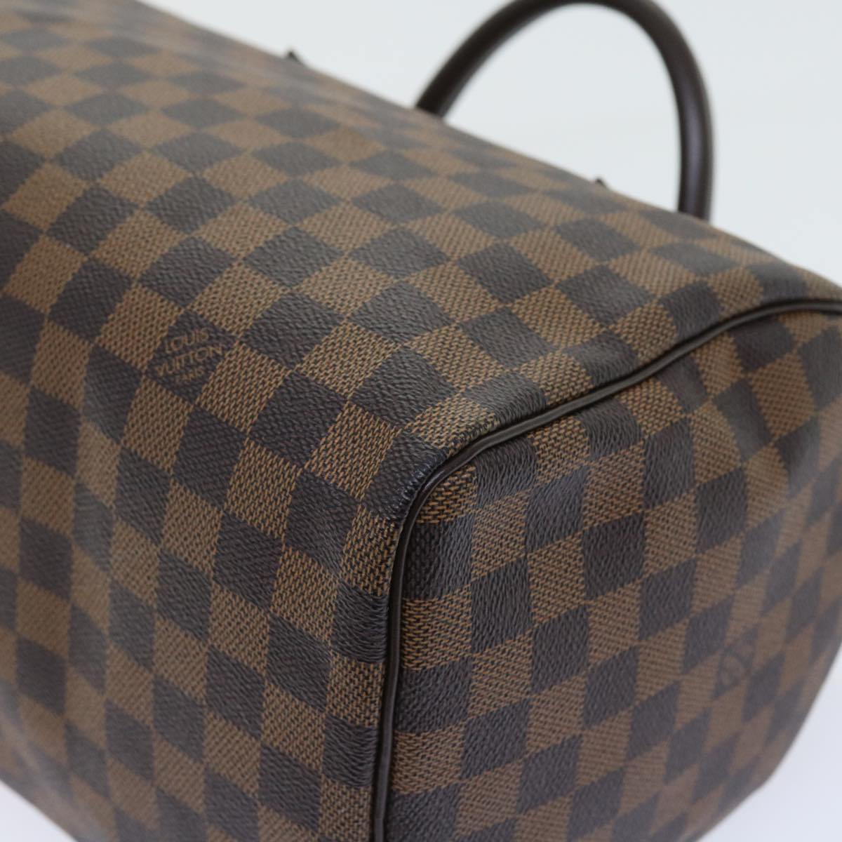LOUIS VUITTON Damier Ebene Speedy 30 Hand Bag N41364 LV 56392