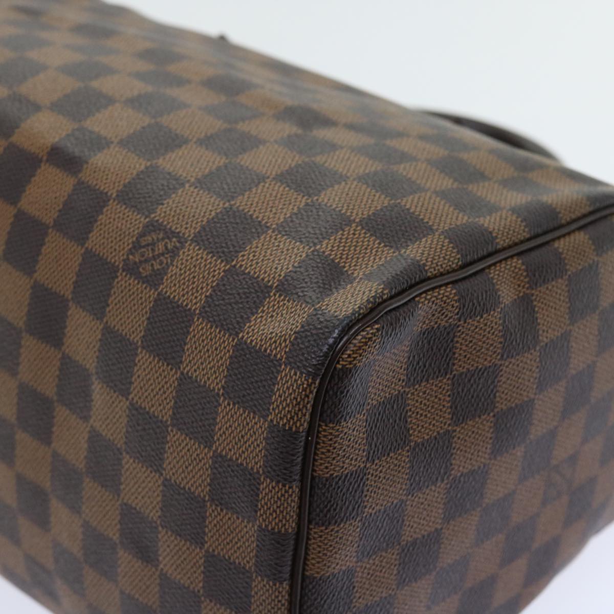 LOUIS VUITTON Damier Ebene Speedy 30 Hand Bag N41364 LV 56392
