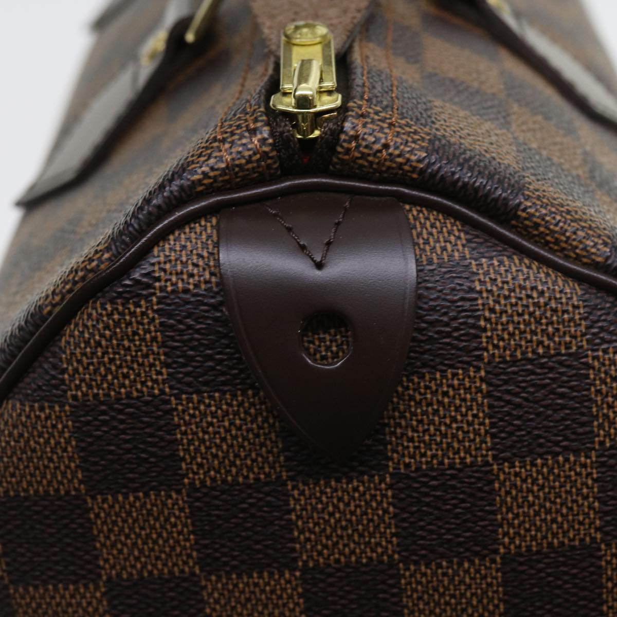 LOUIS VUITTON Damier Ebene Speedy 30 Hand Bag N41364 LV 56392