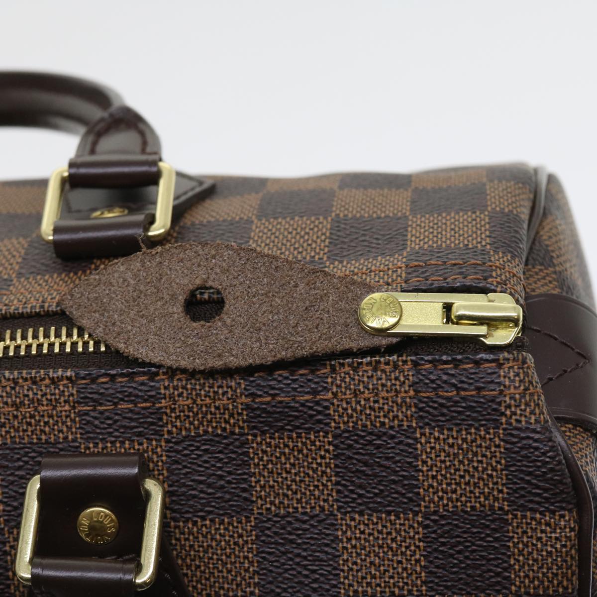 LOUIS VUITTON Damier Ebene Speedy 30 Hand Bag N41364 LV 56392