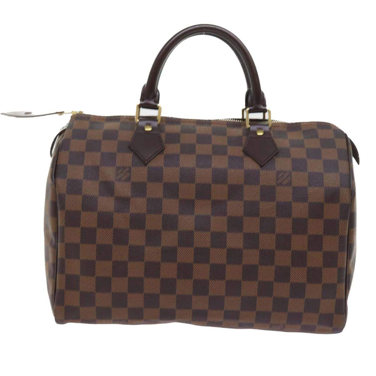 LOUIS VUITTON Damier Ebene Speedy 30 Hand Bag N41364 LV 56392